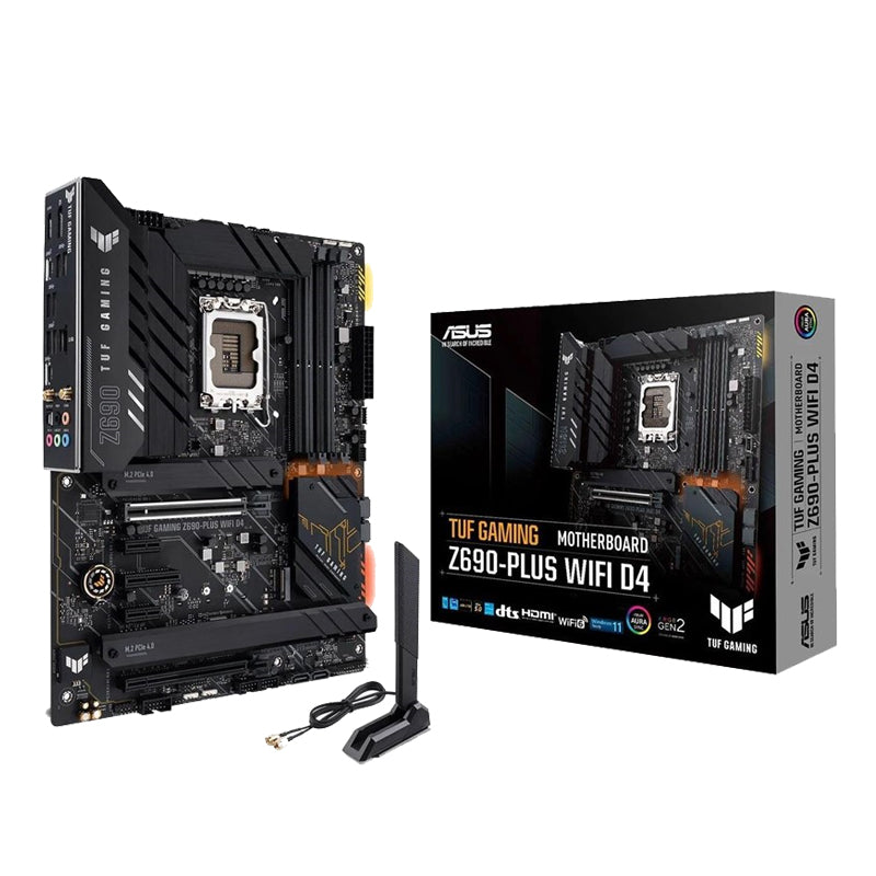 Asus TUF GAMING Z690-PLUS WIFI D4 ATX Gaming Motherboard Asus TUF GAMING Z690-PLUS WIFI D4 ATX Gaming Motherboard
